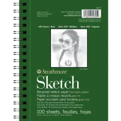 Strathmore Recycled Paper Pad, 400 Series, 100 Sheets, 5" x 8"
