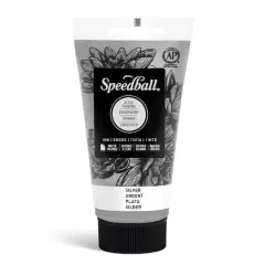 Speedball&reg; Water-Soluble Block Printing Ink Silver
