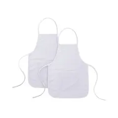 Craft Express 2ct. White Child Sublimation Aprons