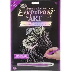 Royal & Langnickel&reg; Engraving Art&trade; Jellyfish Holographic Foil Kit
