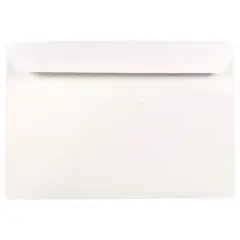 JAM Paper 6.5" x 9.5" White Booklet Commercial Envelopes