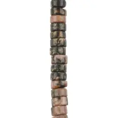 Rhodonite Heishi Beads, 6mm by Bead Landing&trade;