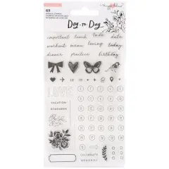 American Crafts&trade; Maggie Holmes Day-To-Day Planner Clear Stamp Set