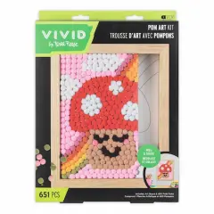 VIVID by Brea Reese&reg; Mushroom Pom Art Kit