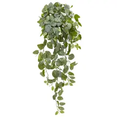 3ft. Fittonia Hanging Bush Artificial Plant, 2ct.