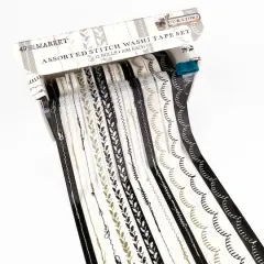 49 And Market Curators Essential Assorted Washi Tape Stitch Set