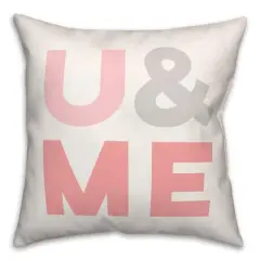 U & Me Throw Pillow