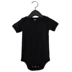 BELLA+CANVAS&reg; Baby Jersey Short Sleeve One-Piece Black
