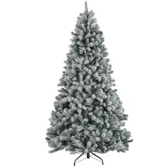 7.5ft. Unlit Snowy North Valley&reg; Spruce Artificial Christmas Tree