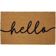 Natural Hello Doormat