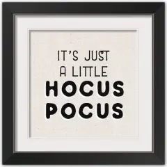 Hocus Pocus Halloween Print in Black Frame