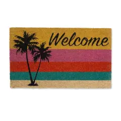 DII&reg; Welcome Palm Tree Doormat
