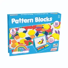 Junior Learning&reg; Rainbow Pattern Blocks Magnetic Activities Learning Set