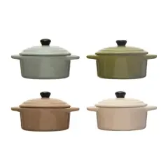 Hello Honey&reg; Stoneware Mini Bake Pans with Lids Set