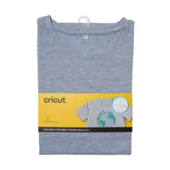 Cricut&reg; Gray Unisex Crew Neck T-Shirt Blank