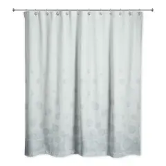 74" Bubbles Shower Curtain Green