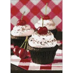 Crafting Spark Cherry Cupcake Diamond Painting Kit