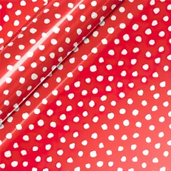 Siser&reg; EasyPatterns&reg; Plus Painted Dots Heat Transfer Vinyl Red/White
