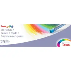 Pentel Arts&reg; 25 Color Oil Pastels Set