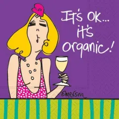 JAM Paper It's Organic Cocktail Napkins, 40ct.