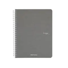 Fabriano&reg; EcoQua Spiral Bound Notebook Grey