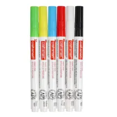 Basic Medium Line 6 Color Paint Pen Set by Craft Smart&reg;