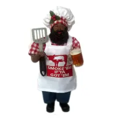 Santa's Workshop 12" Pit Master Santa