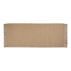 DII&reg; 2-Tone Ribbed Rug, 2.5ft. x 6ft. Stone/Off White