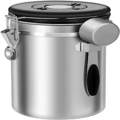 NEX&trade; 22oz. Airtight Stainless Steel Coffee Canister Silver