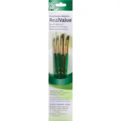 Princeton&trade; RealValue&trade; Synthetic Hair 4 Piece Brush Set