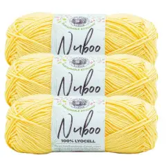 3 Pack Lion Brand&reg; Nuboo Yarn Daffodil
