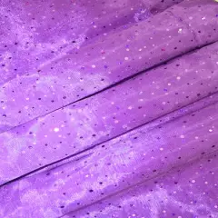 Feldman Purple Dots Organza