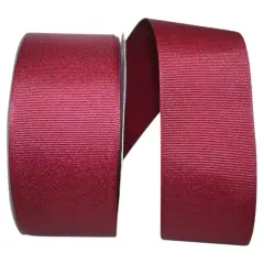 JAM Paper 2.25" Grosgrain Texture Ribbon Burgundy