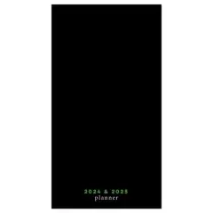 2024-2025 Simple Black Monthly Pocket Planner