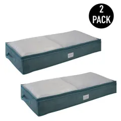 Simplify Under the Bed Storage Bag, 2ct. Dusty Blue