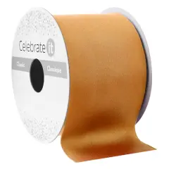 2.5" x 10yd. Satin Wired Ribbon by Celebrate It&reg; Classic Copper