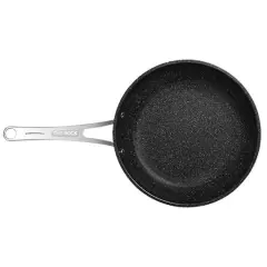 The Rock&reg; by Starfrit&reg; 10" Stainless Steel Nonstick Fry Pan with Stainless Steel Handle