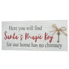 16" Santa&rsquo;s Key Tabletop Sign
