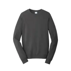 Port & Company&reg; Fan Favorite&trade; Fleece Crewneck Sweatshirt Charcoal