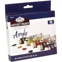 Royal & Langnickel&reg; 6 Color Acrylic Paint Set