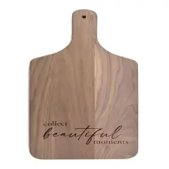 Collect Beautiful Moments 8" x 17" Walnut Paddle Cutting Board