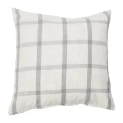 Hello Honey&reg; 20'' Square Windowpane Plaid Pillow Cover