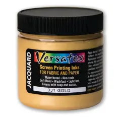 Jacquard Versatex Screen Printing Ink, 4oz. 331 Gold
