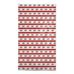 102'' Joy Wreath Stripes Tablecloth