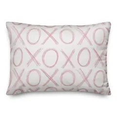 Scribble XO Throw Pillow