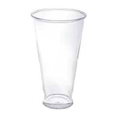 Hello Honey&reg; 6" Clear Round Glass Drinking Glasses with Debossed Rim & Base, 6ct.