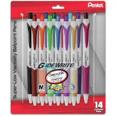 Pentel&reg; GlideWrite Assorted Colors Ballpoint Pen