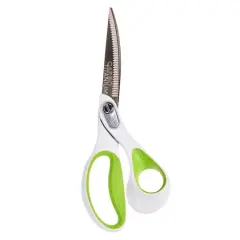 Westcott&reg; Carbo Titanium 9" Bent Scissors with Serrated Blade