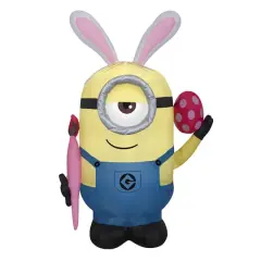 4ft. Airblown&reg; Inflatable Easter Minion Stuart