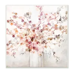 Stupell Industries Abstract Warm Floral Vine Bouquet Expressive Red Flowers,12" x 12"